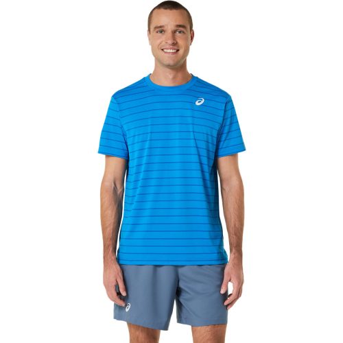 Asics Men Court Stripe SS Top férfi rövid ujjú futópóló L