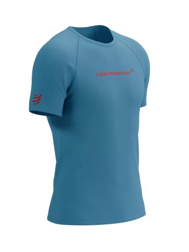 Compressport Training SS Logo TShirt férfi rövid ujjú futópóló