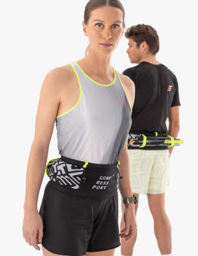 Compressport Free Belt Pro Black/White Print uniszex M/L