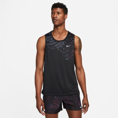 Nike DF UV RDVN Miler Tank PRT férfi ujjatlan futópóló