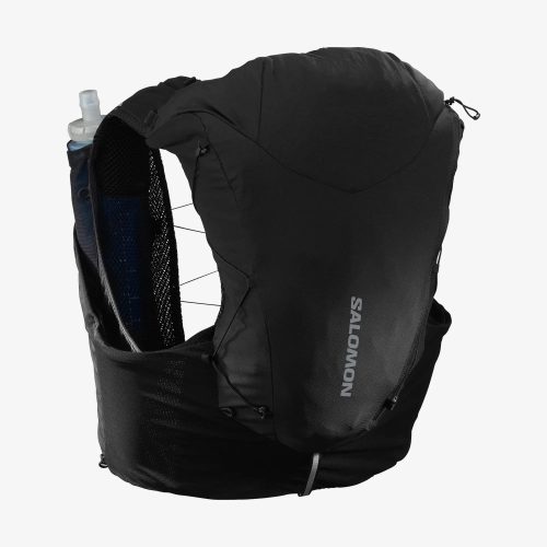 Salomon Adv Skin 12 with flasks Black futómellény S