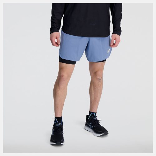 New Balance Q Speed 6 Inch 2-in-1 Short férfi futó rövidnadrág XXL