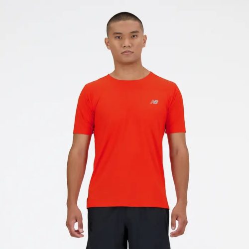 New Balance Athletics Jacquard T-Shirt férfi rövid ujjú futópóló S